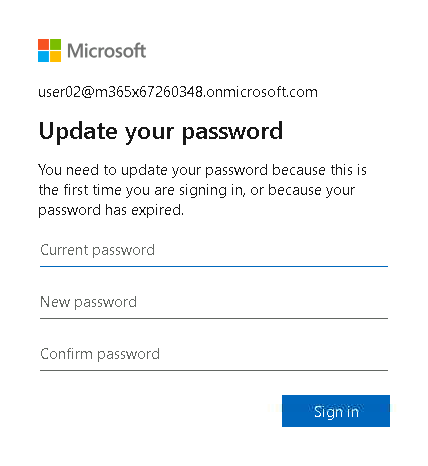 Esercizio 3 – Passo 1 – Creazione di USER02 e primo accesso da SEA-DEV2
