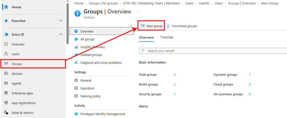 Esercizio 3 – Passo 3 – Creazione del Security Group statico