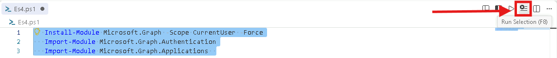 Esercizio 4 – Passo 3 – Installazione dei moduli PowerShell (MS Graph, PnP, SPO)