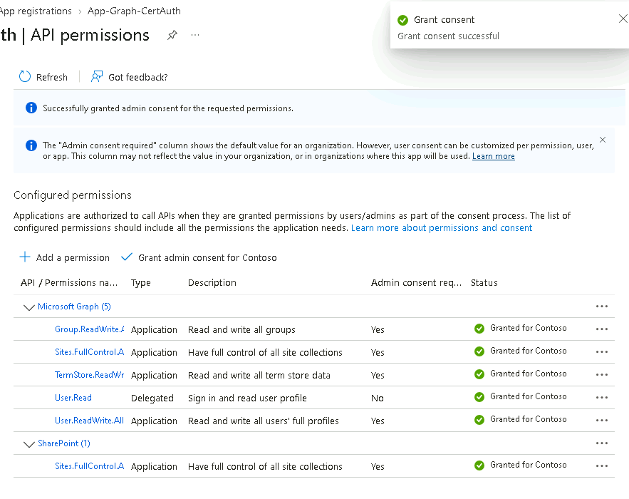 Esercizio 5 – Passo 1 – Registrazione della nuova Enterprise Application (App ID)
