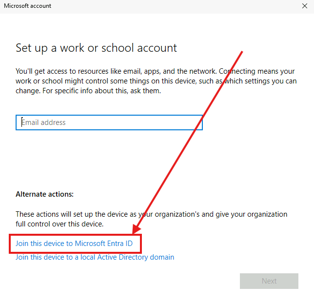 Esercizio 6 – Passo 1 – Installazione app Microsoft 365 e Cloud Join