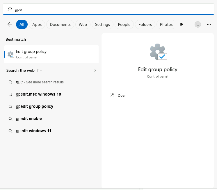 Esercizio 1 – Passo 10 – Configurazione delle policy OneDrive tramite GPEDIT (da SEA-DEV3, User03)