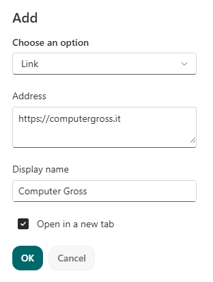 Esercizio 2 – Passo 2 – Gestione del menu di navigazione (Edit Navigation)