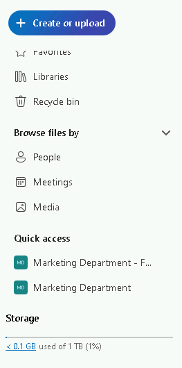 Esercizio 6 – Passo 5 – Collegamento del sito a OneDrive lato User03