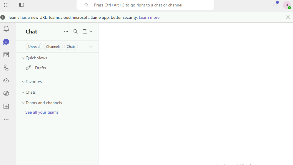 Esercizio 8 – Passo 1 – Accesso a Microsoft Teams con User02